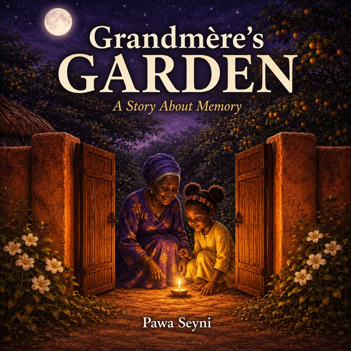 Grandmère's Garden Under the Moon – portada del libro