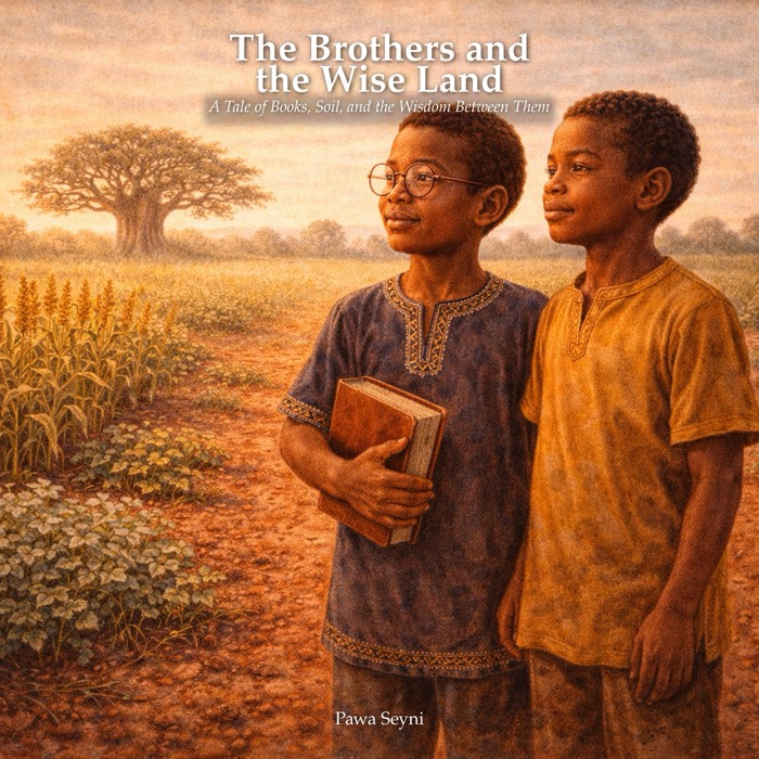 The Brothers and the Wise Land, book cover