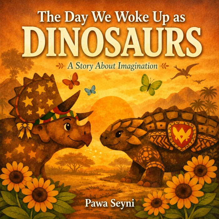 Le Jour où on s'est Réveillés en Dinosaures – couverture du livre